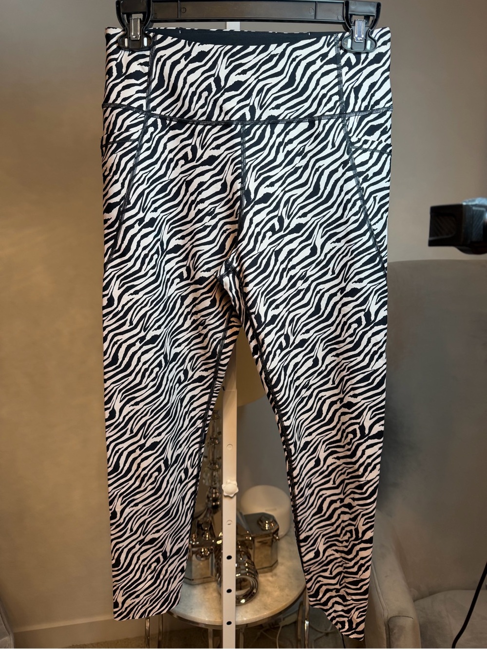 Victoria's Secret Zebra-Print Leggings - Black & White